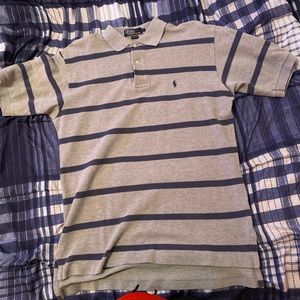 Grey and Navy polo shirt